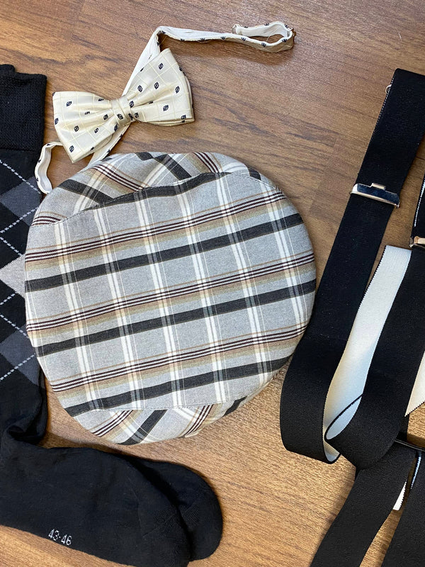 Komplett-Outfit im Peaky Blinders Stil – Grau, Gr. 52