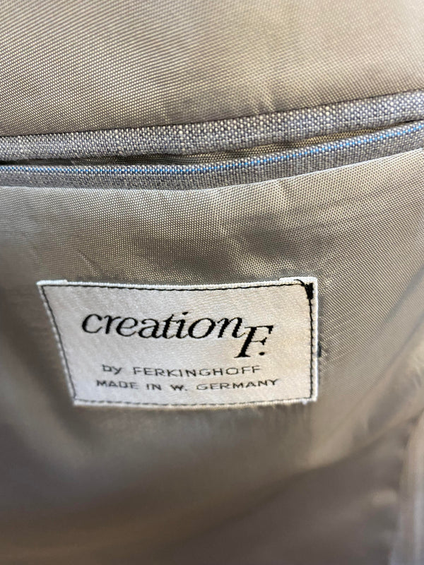 Komplett-Outfit im Peaky Blinders Stil – Hellgrau, Gr. 54