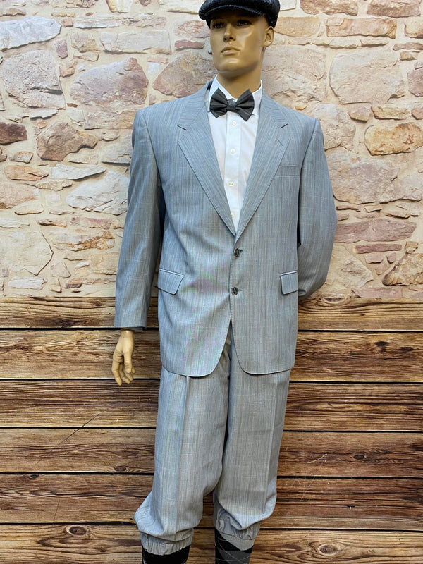 Komplett-Outfit im Peaky Blinders Stil – Hellgrau, Gr. 54