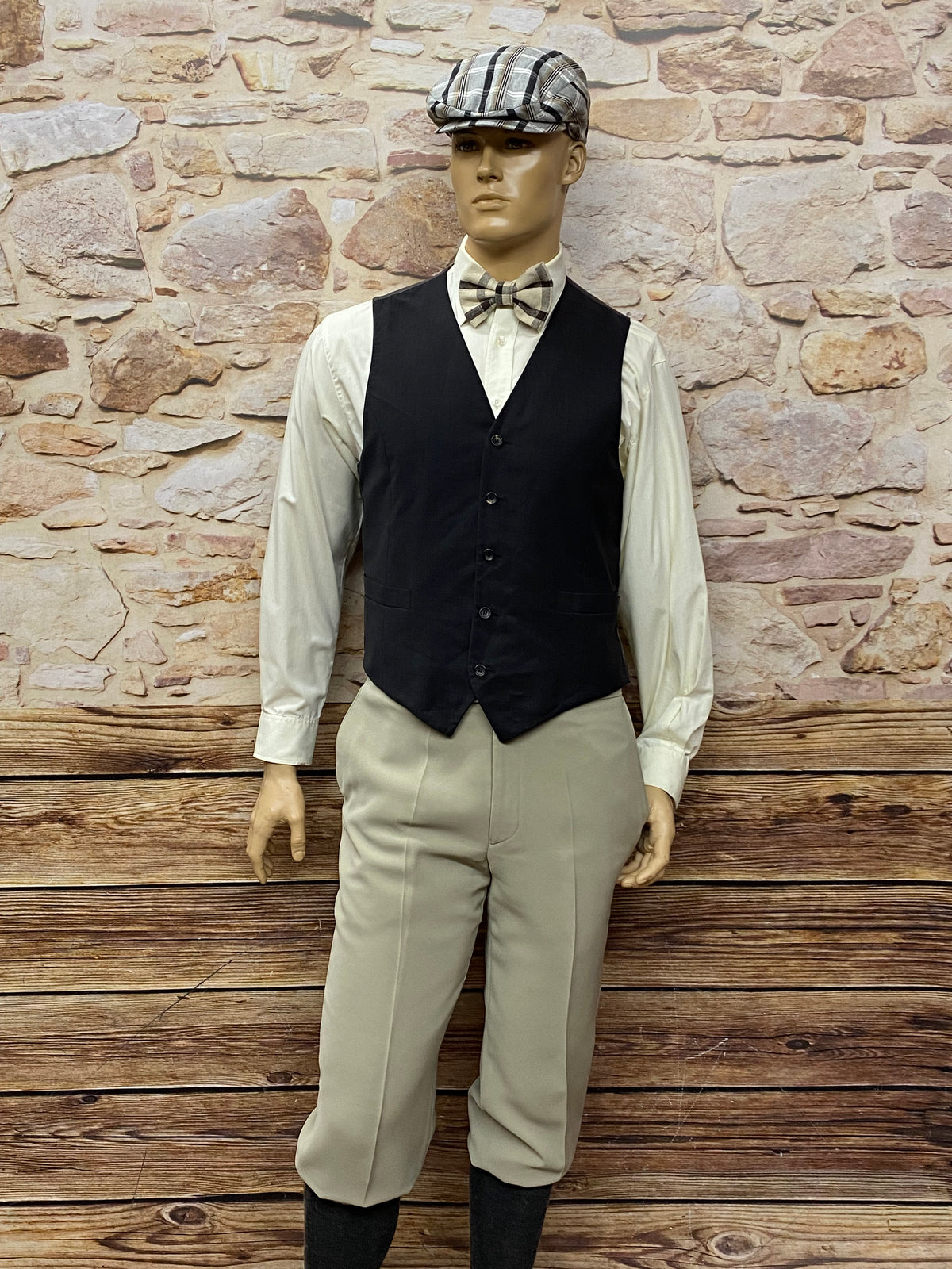 Tenue homme costume des années 1920 avec knickerbockers taille 48