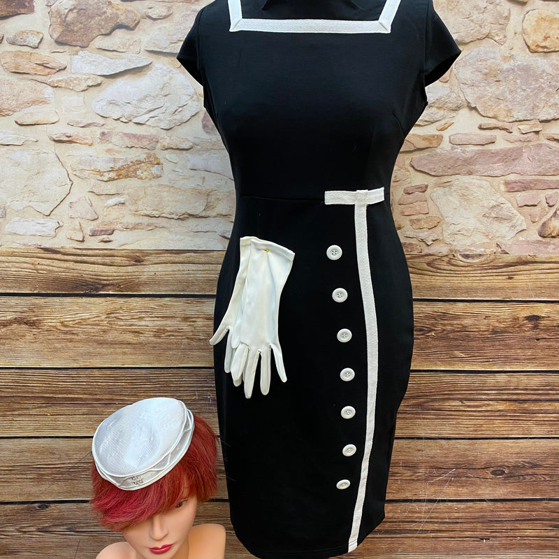 50er-Jahre-Stil Kostüm – Vintage Pencil-Kleid Gr.38