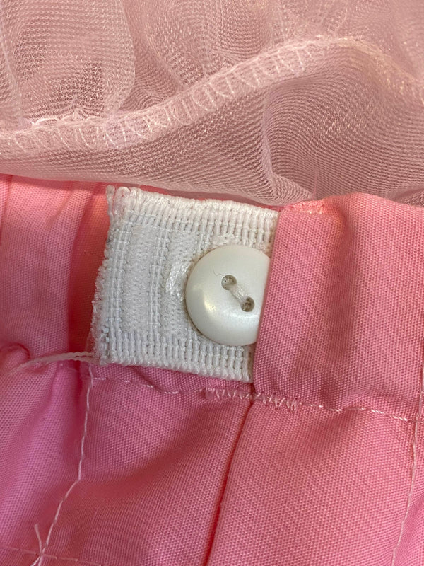 Rosa 3-lagiger Petticoat von Malco Modes – Größe M