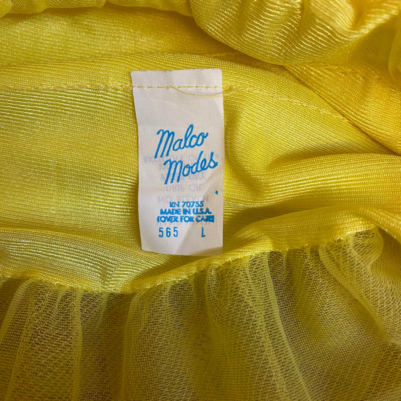 Gelber Petticoat – 3-lagig, Tellerweite, Gr. L, sehr guter Zustand
