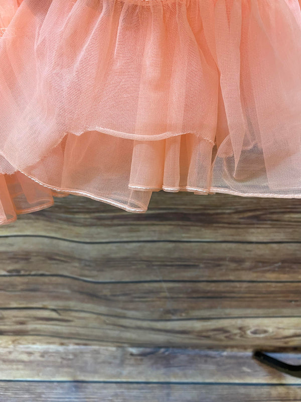 Petticoat in Apricot – Square Dance / Rockabilly – verstellbar – Gr. 38–42