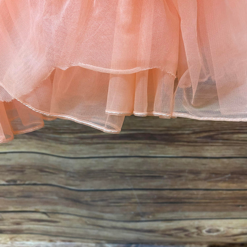 Petticoat in Apricot – Square Dance / Rockabilly – verstellbar – Gr. 38–42