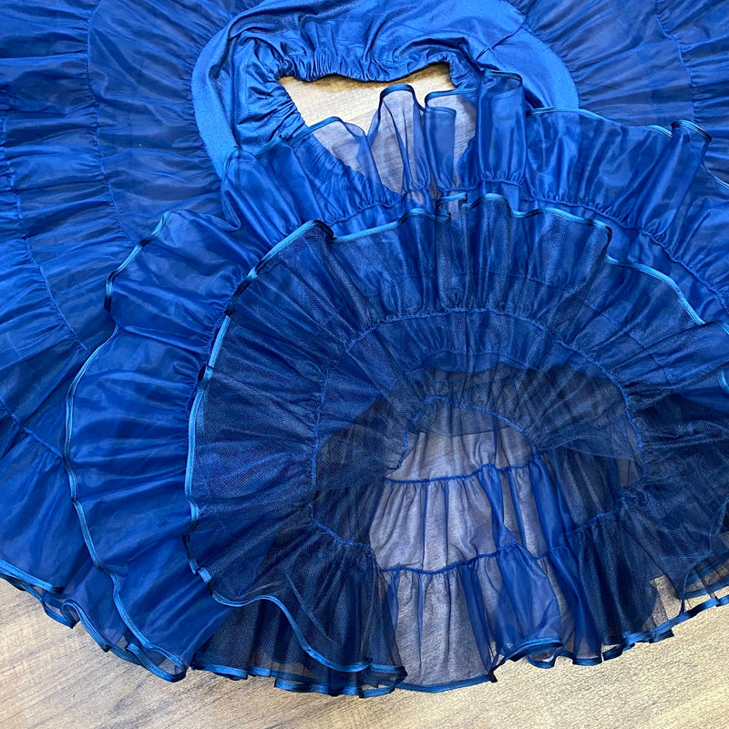 Petticoat Blau – 3-lagig, Tellerweit, Gr. L