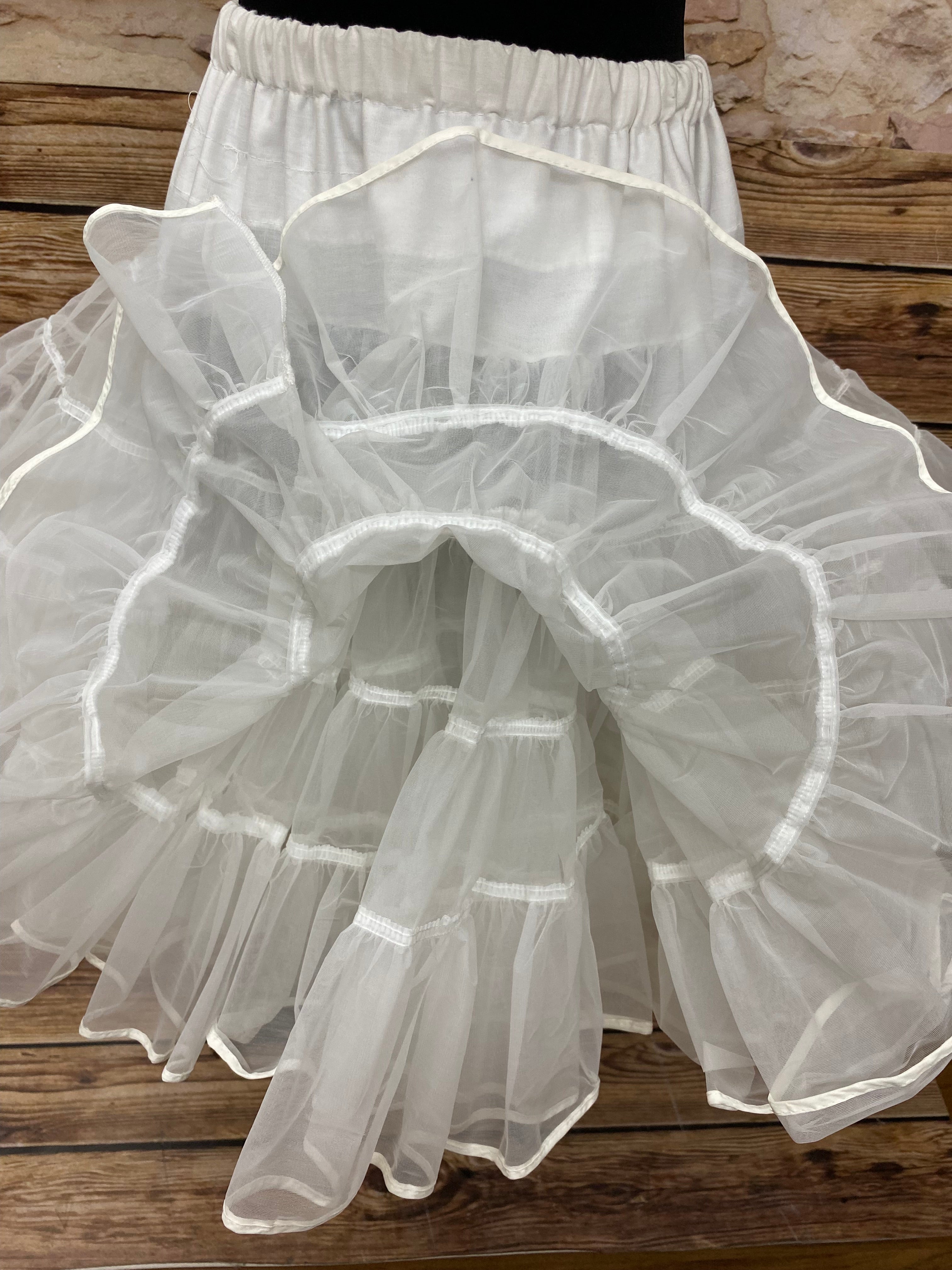 Petticoat 50er Jahre Unterrock weiß Gr.36-40