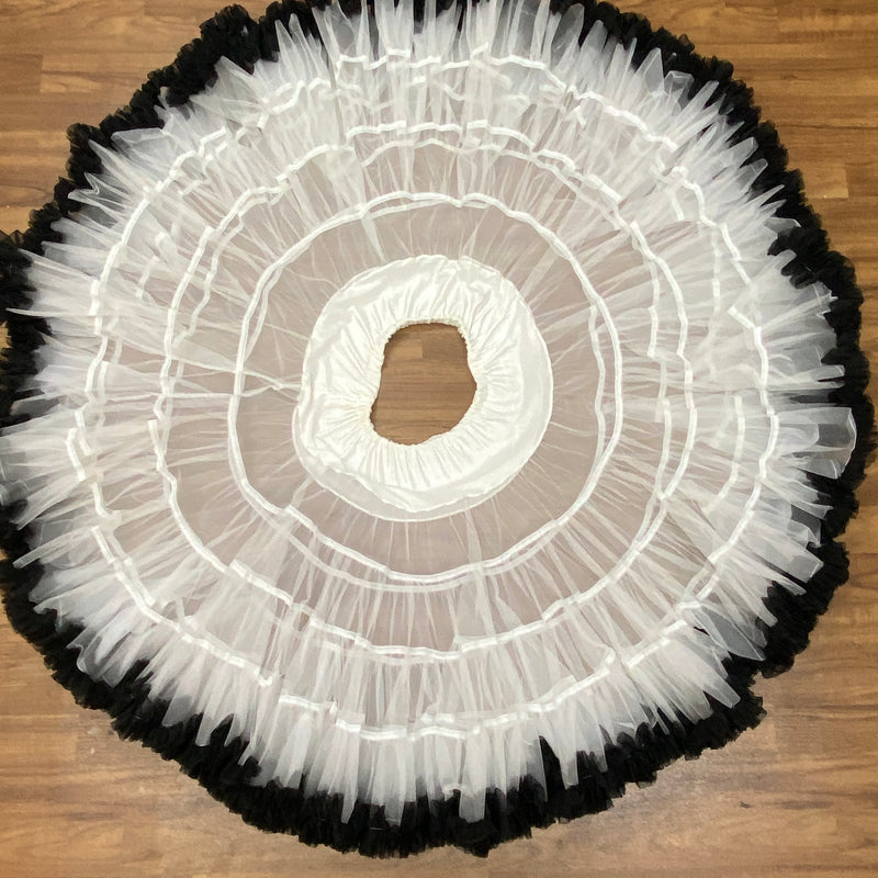 Petticoat Black and White Gr.S-Gr.M
