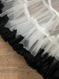 Petticoat Black and White Gr.S-Gr.M