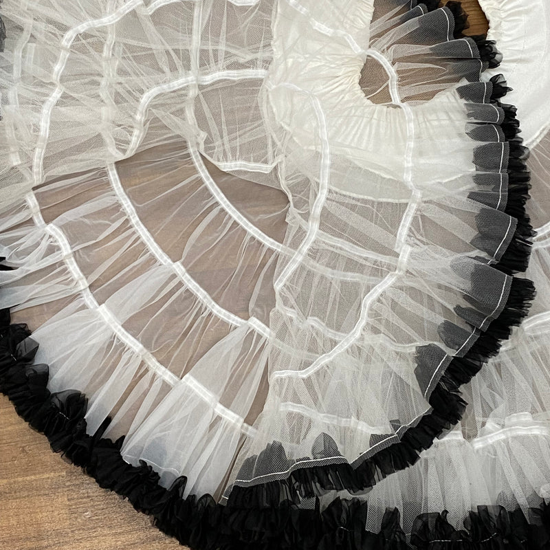 Petticoat Black and White Gr.S-Gr.M