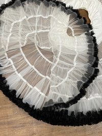 Petticoat Black and White Gr.S-Gr.M