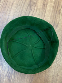 Chapeau pilulier de haute qualité pour femme, vert vintage, taille 57