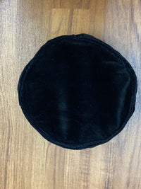 Chapeau pour femme de haute qualité, chapeau pilulier d'occasion noir, taille 57 