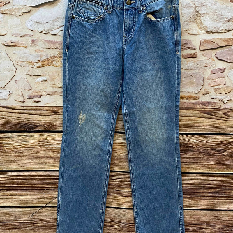 „Vintage PLAY Vanessa Boyfriend Jeans Damen in heller Used-Waschung“