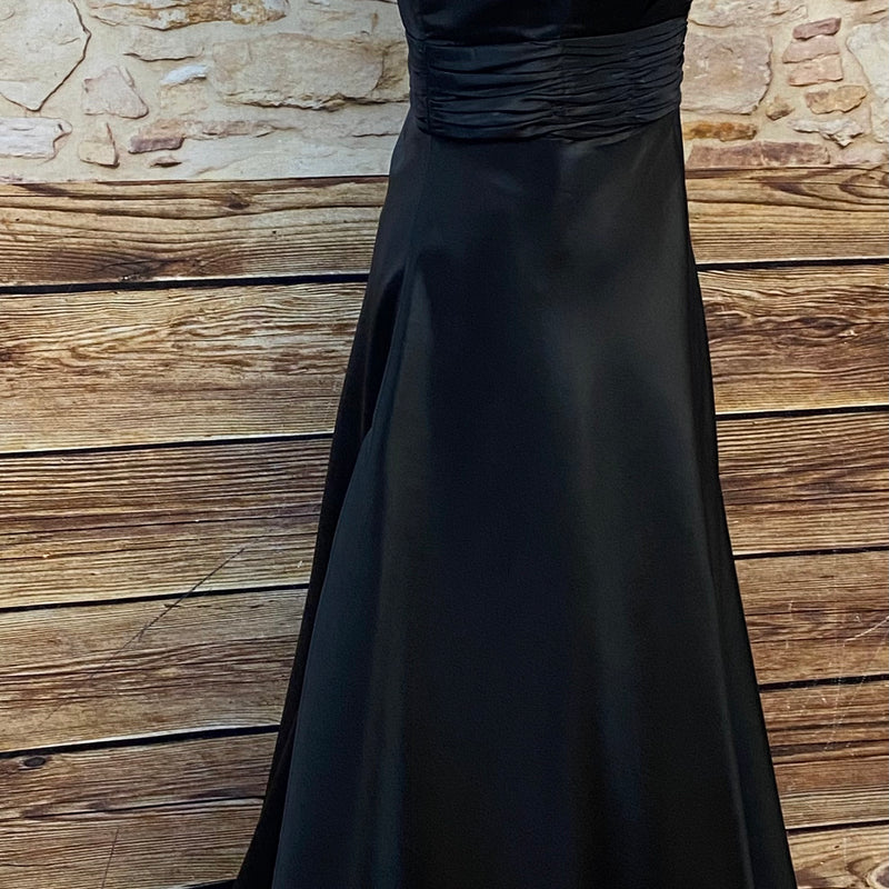 schwarzes Abendkleid für Unterwasser-Shootings Gr.38