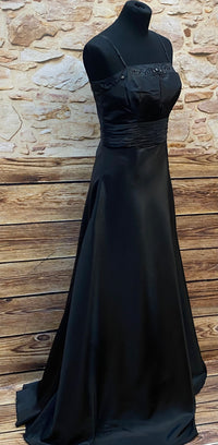 schwarzes Abendkleid für Unterwasser-Shootings Gr.38