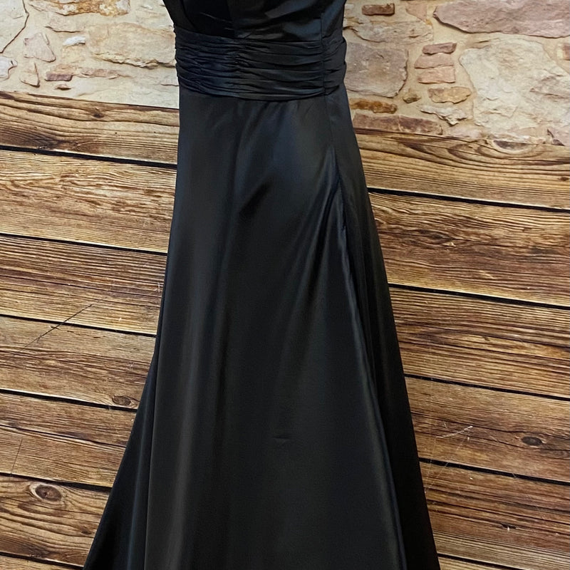 Elegantes schwarzes Abendkleid für Unterwasser-Shootings Gr.38