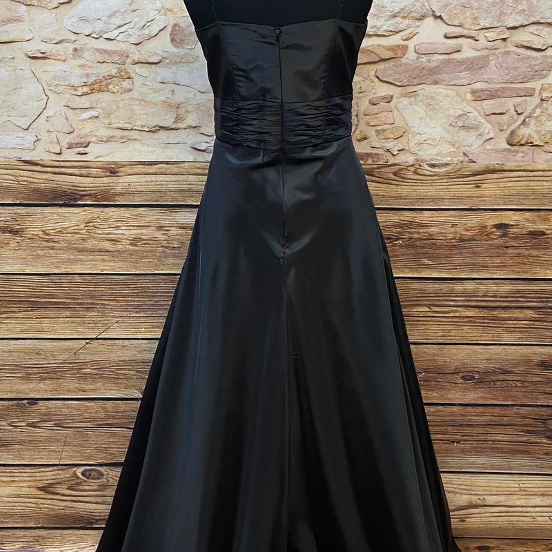Elegantes schwarzes Abendkleid für Unterwasser-Shootings Gr.38