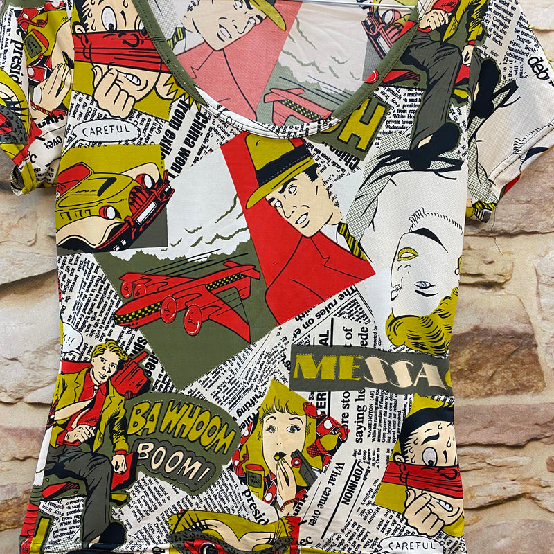 Dreiteiliges Vintage Rockabella Outfit, Gr. 34