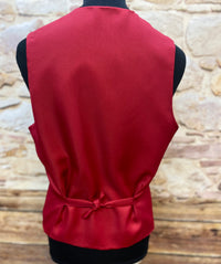 Gilet rouge Al Capone Ganster années 20 G.52