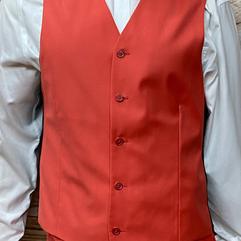 Herren Anzug rot, Vintage Gr.48