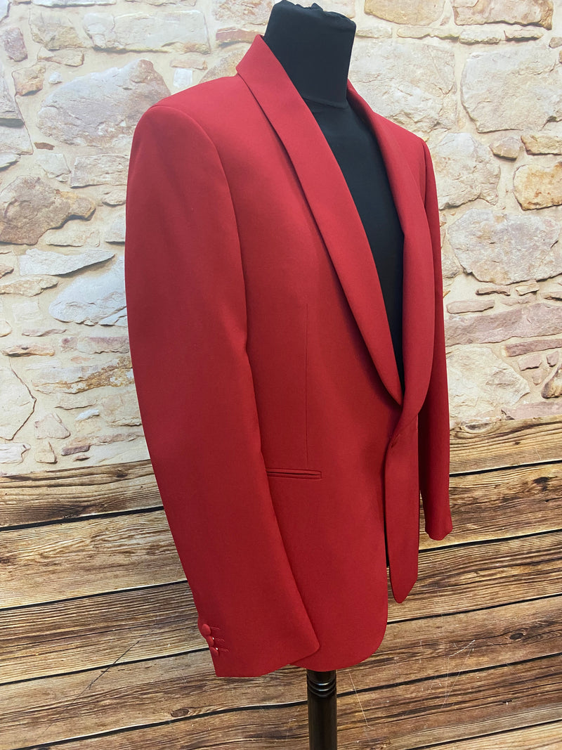 Veste de dîner, veste de smoking, veste pour homme taille 58 en rouge 