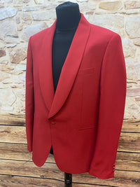 Veste de dîner, veste de smoking, veste pour homme taille 58 en rouge 