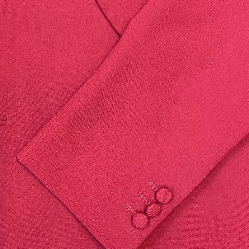 Dinner-Jacke Smoking-Jackett, Herren Sakko Gr.58 in rot