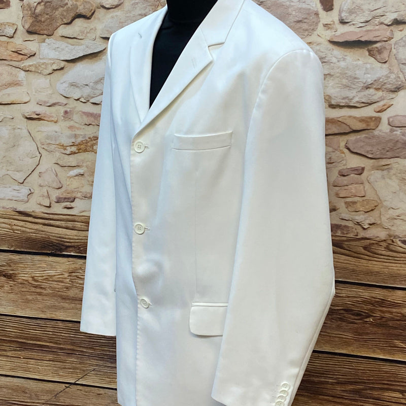 Sakko weiß Vintage Herren Gr. 52