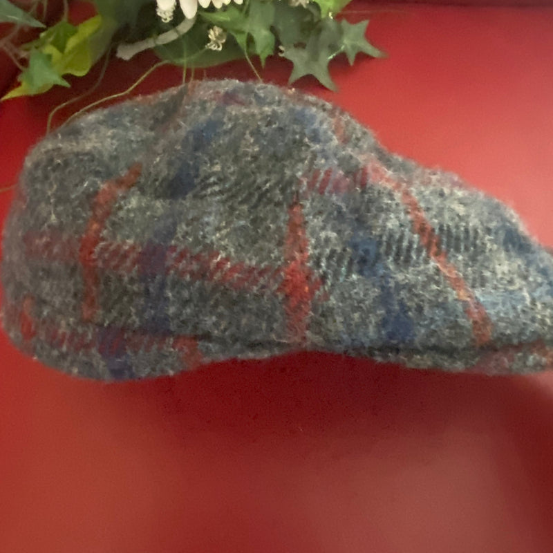 Harris Tweed Schiebermütze – Gr. 58