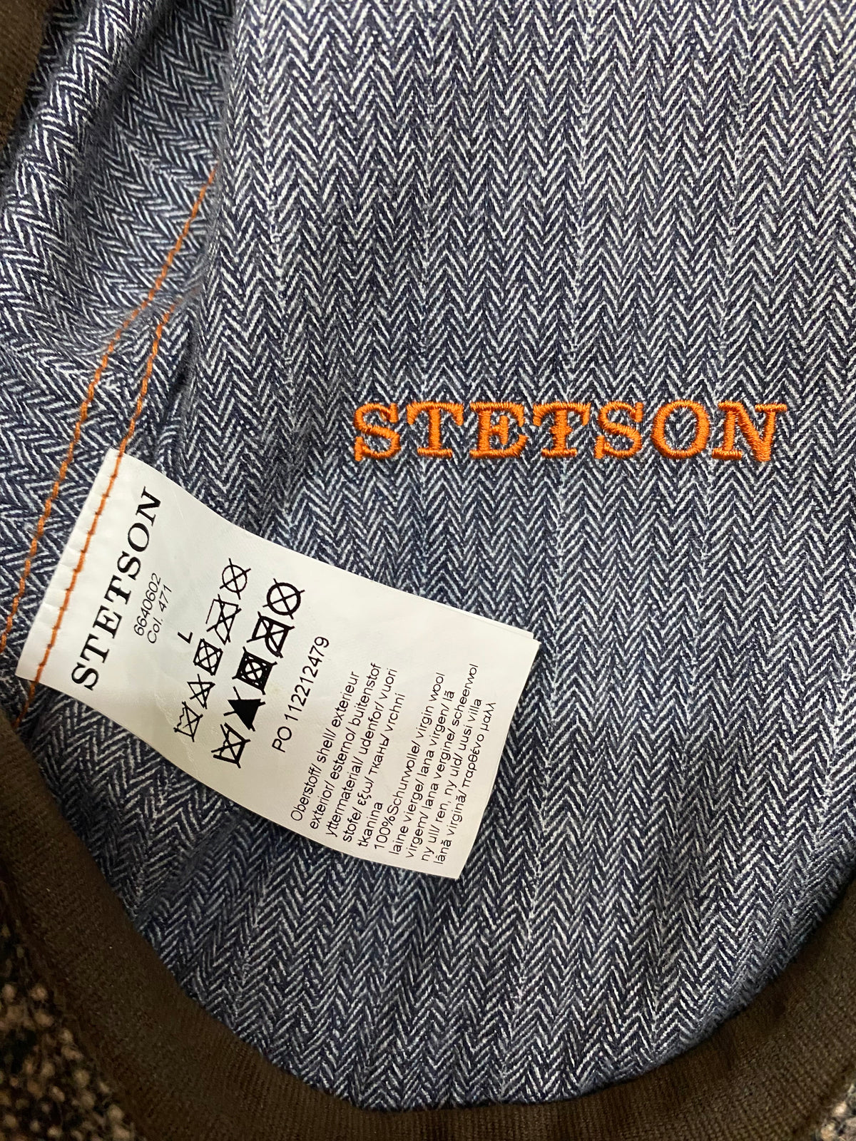 Stetson Flatcap für Herren, Größe L