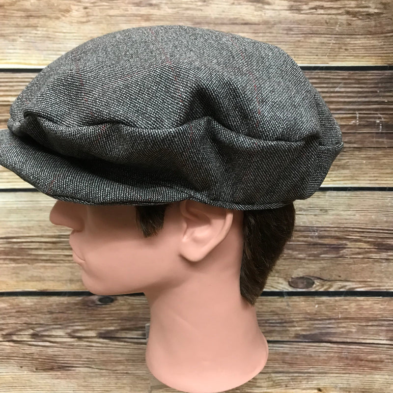 Handgefertigte Schiebermütze im Peaky Blinders-Stil - Größe 63