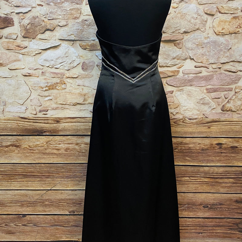 Vintage Abendkleid in schwarz, Gr.36 lang Marke Destiny