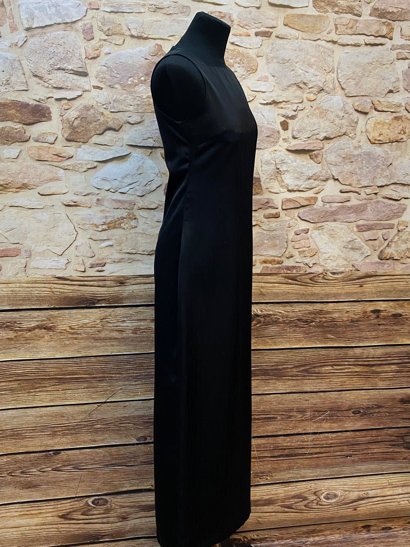 Robe de soirée vintage noire, taille 36 longue JPCollection 