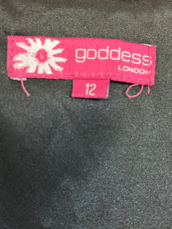 Cocktailkleid „Goddess London“ in Schwarz – Gr. 38
