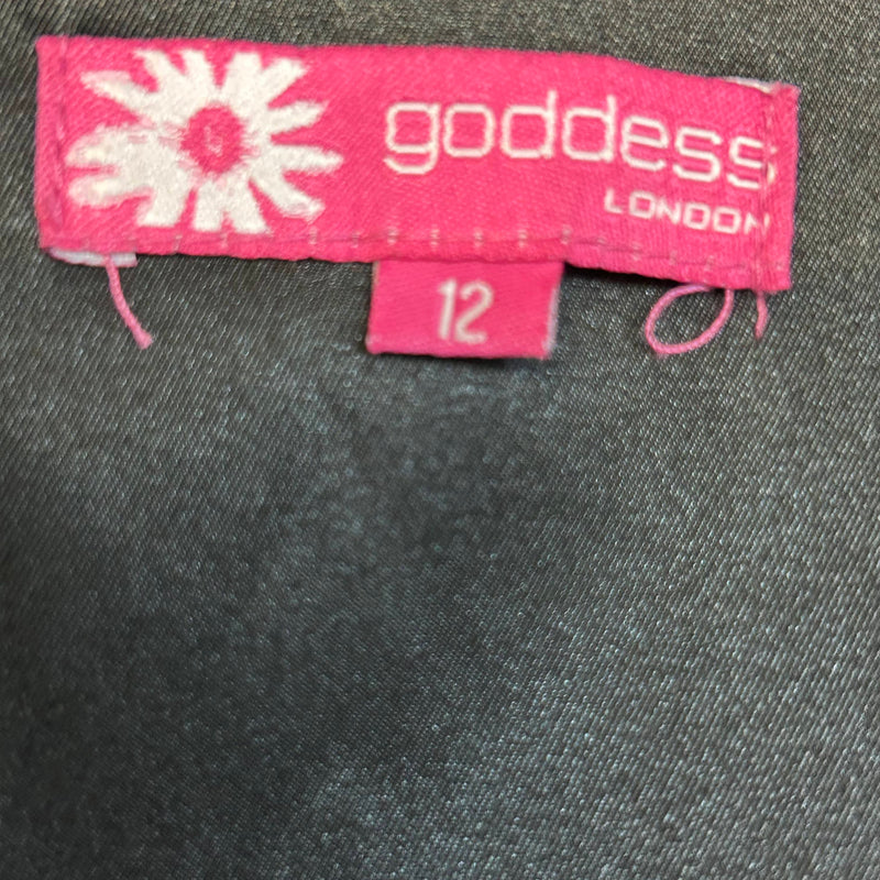 Cocktailkleid „Goddess London“ in Schwarz – Gr. 38