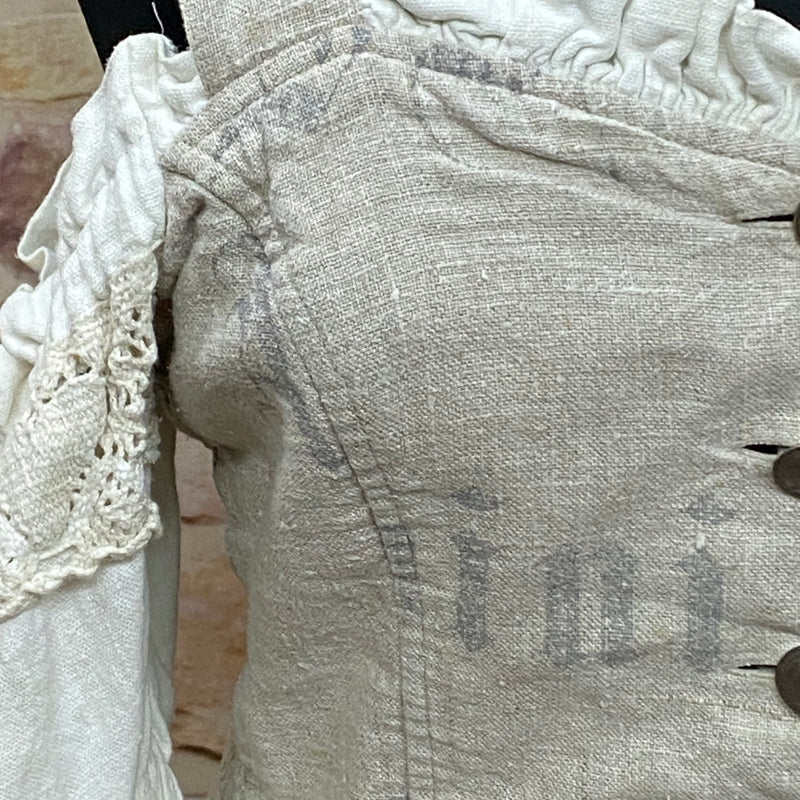 Second Hand Trachten-Bluse Gr.36 Trachten-Mieder Landhaus-Stil