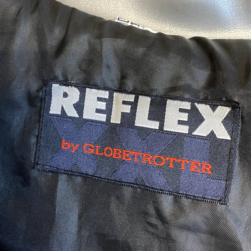 Vintage Lederjacke Damen Silber Metallic Gr.38 Reflex by Globetrotter