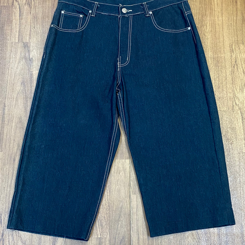 Vintage 1990er Baggy Black Denim Jeans Skater Style Jeans Size 36