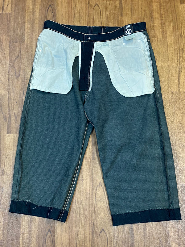 Vintage 1990er Baggy Black Denim Jeans Skater Style Jeans Size 36