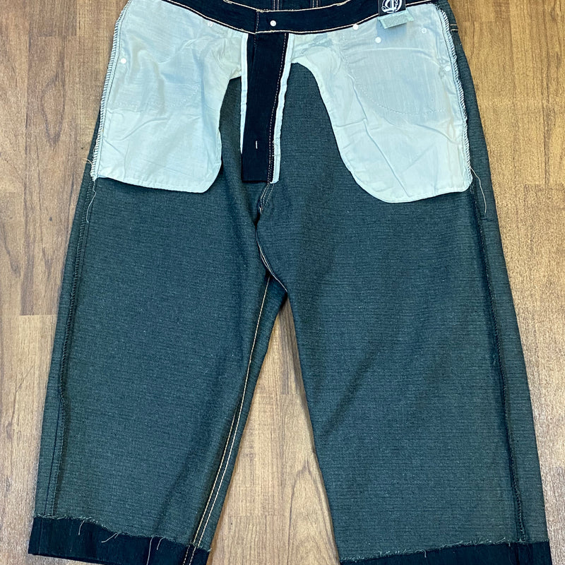 Vintage 1990er Baggy Black Denim Jeans Skater Style Jeans Size 36