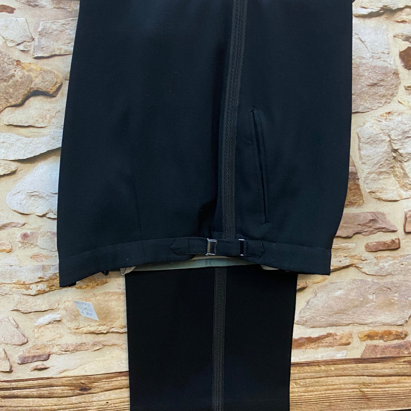 Smokinghose Vintage schwarz Bund 112 cmSmokinghose Vintage schwarz  Bund 112 cm, 20er Jahre