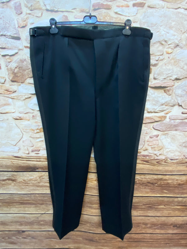 Smokinghose Vintage schwarz Bund 121 cm, Gr,62