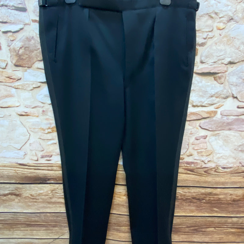 Smokinghose Vintage schwarz Bund 121 cm, Gr,62