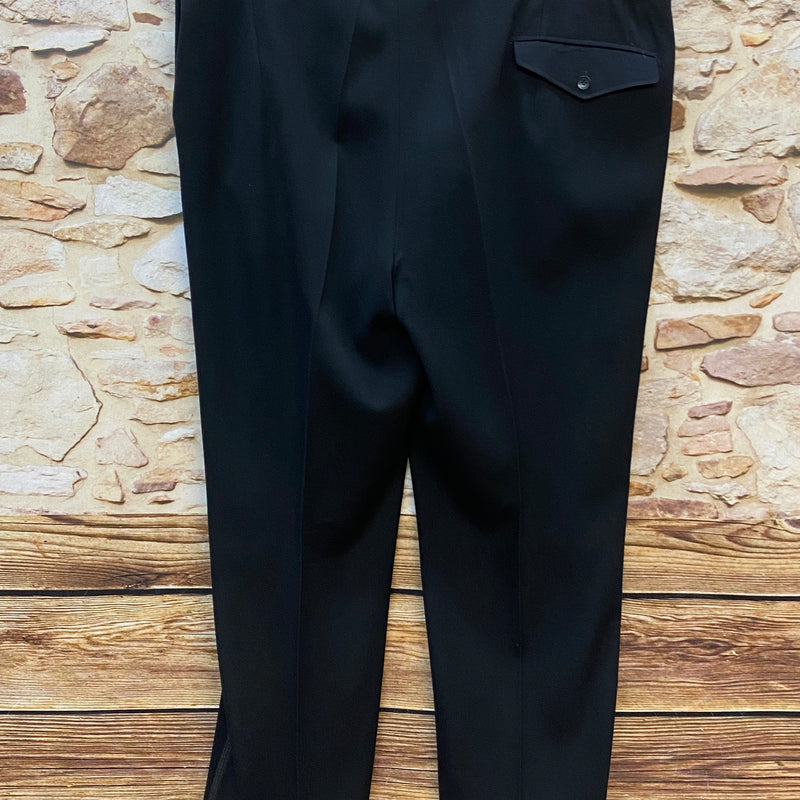 Smokinghose Vintage schwarz Bund 121 cm, Gr,62
