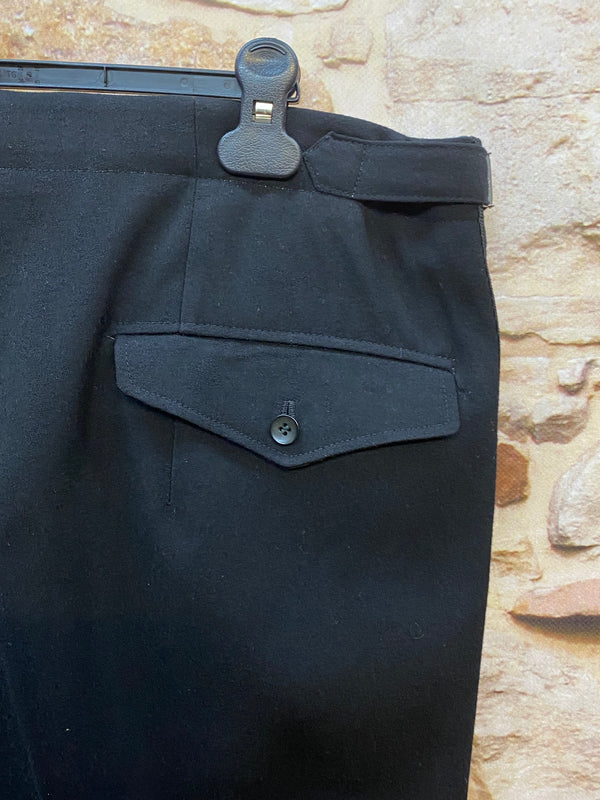 Smokinghose Vintage schwarz Bund 121 cm, Gr,62