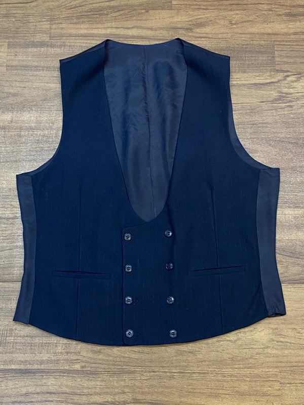 „Dunkelblaue Herrenweste Smoking Gr.48 Vintage