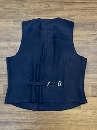 Gilet smoking homme bleu foncé taille 48 vintage