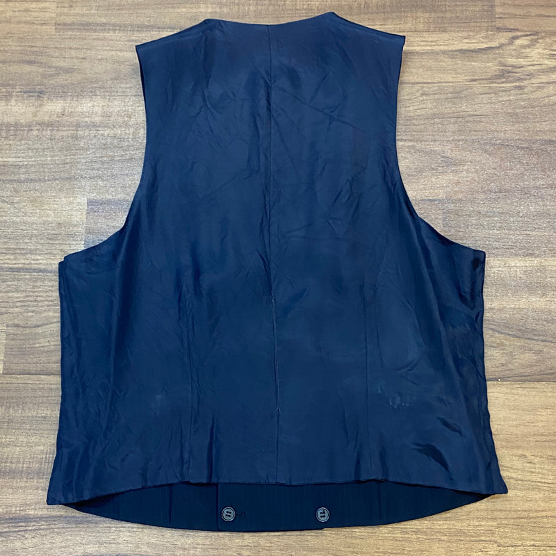 Smokingweste für Herren Vintage blau Gr.50 Smoking
