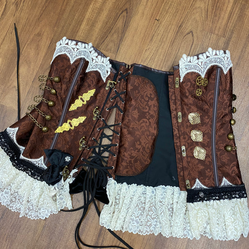Steampunk Kleid Unikat – Gr. 50, Ansicht 11